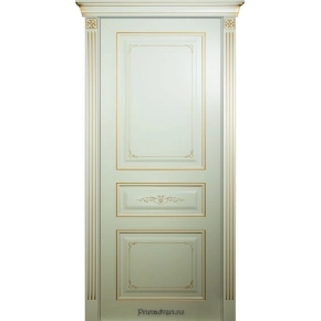 Межкомнатные двери эмаль бэд 800 х 2200 - цены от _min руб. до _max руб. Лигадо арт.1 ПГ (Ral 9002 + патина золото)