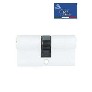 Цилиндровый механизм PORTUNO. Арт.CD60.04, 60м. (30+30), Цвет, Белый. ключ-ключ