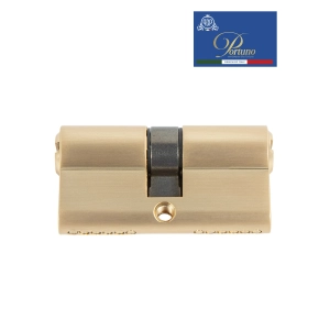 Цилиндровый механизм PORTUNO. Арт.CD60.07, 60м. (30+30), Цвет, Матовое золото. ключ-ключ