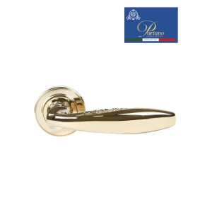 Дверная ручка на розетке Portuno Anna 309.06 PVD Полированное золото