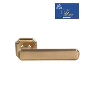 Дверная ручка на розетке Portuno Pyramid 522.11 Матовый кофе
