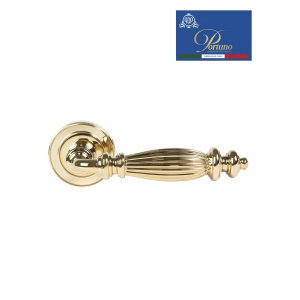 Дверная ручка на розетке Portuno Siena 310.06 PVD Полированное золото