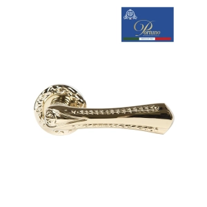 Дверная ручка на розетке Portuno Sissi 408.06 PVD Полированное золото