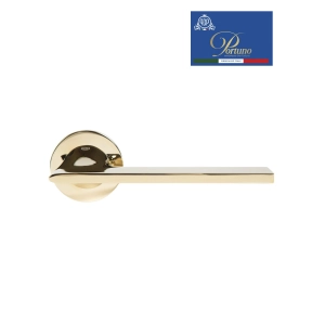 Дверная ручка на розетке Portuno Alato 114.06 PVD Полированное золото