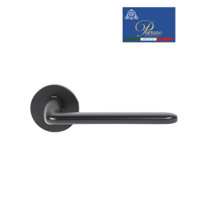 Дверная ручка на розетке Portuno Plana 112.03 черный