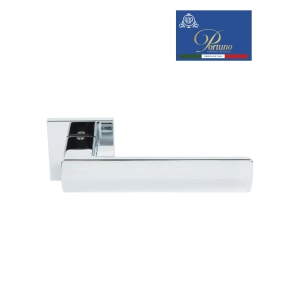 Дверная ручка на розетке Portuno Alba 221.01 Полированный хром