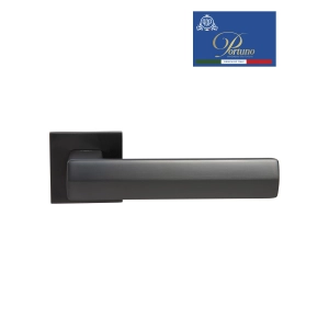 Дверная ручка на розетке Portuno Alba 221.05 Матовый графит