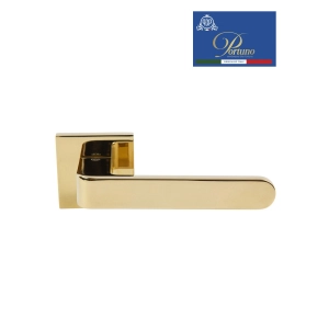 Дверная ручка на розетке Portuno Fedra 213.06 PVD Полированное золото