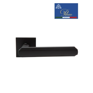 Дверная ручка на розетке Portuno Glamour 217.03 Черный