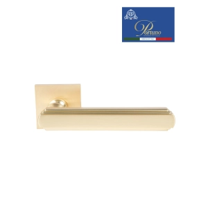 Дверная ручка на розетке Portuno Glamour 217.07 Матовое золото