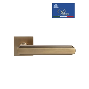 Дверная ручка на розетке Portuno Glamour 217.11 Матовый кофе