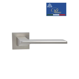 Дверная ручка на розетке Portuno Italia 206.14 Матовый никель