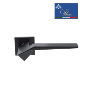 Дверная ручка на розетке Portuno Origami 205.03 Черный