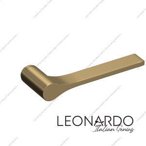 Дверная ручка Cometa 1111 Матовое золото Ghost основание