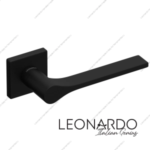 Дверная ручка Cometa 1111 Черный квадратное основание