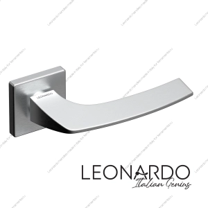 Дверная ручка Luna 1650 матовый хром квадратное основание