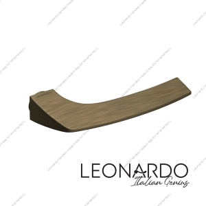 Дверная ручка Luna 1650 бронза Ghost основание