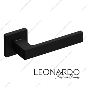 Дверная ручка Vision 1510 черный квадратное основание