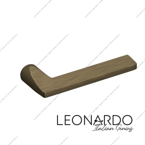 Дверная ручка Quattro 1860 бронза Ghost основание