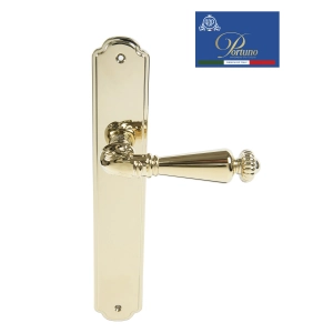 Дверная ручка на планке PORTUNO Ninfa 907.06PL PVD Полированное золото