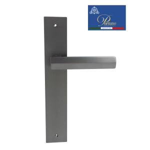 Дверная ручка на планке PORTUNO Alba 721.05PL Матовый графит