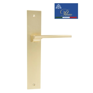 Дверная ручка на планке PORTUNO Italia 706.07 PL Матовое золото