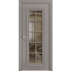 Дверь Прованс-10 багет ДО Рефлектив эмаль мокко