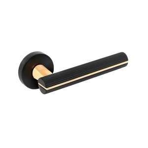 Ручка Грейс матовый черный - золото