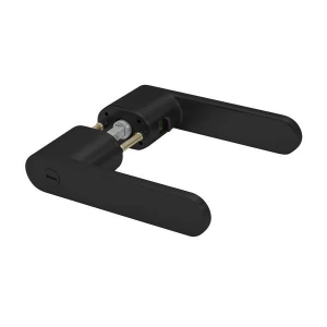 Ручка с WC фиксатором матовый черный