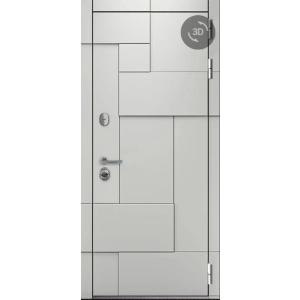 Металлическая дверь TETRIS WHITE