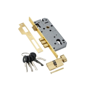 Замок врезной ADDEN BAU — LOCK 4585 5-60B D GOLD золото