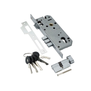 Замок врезной ADDEN BAU — LOCK 4585 5-60B D CHROME хром